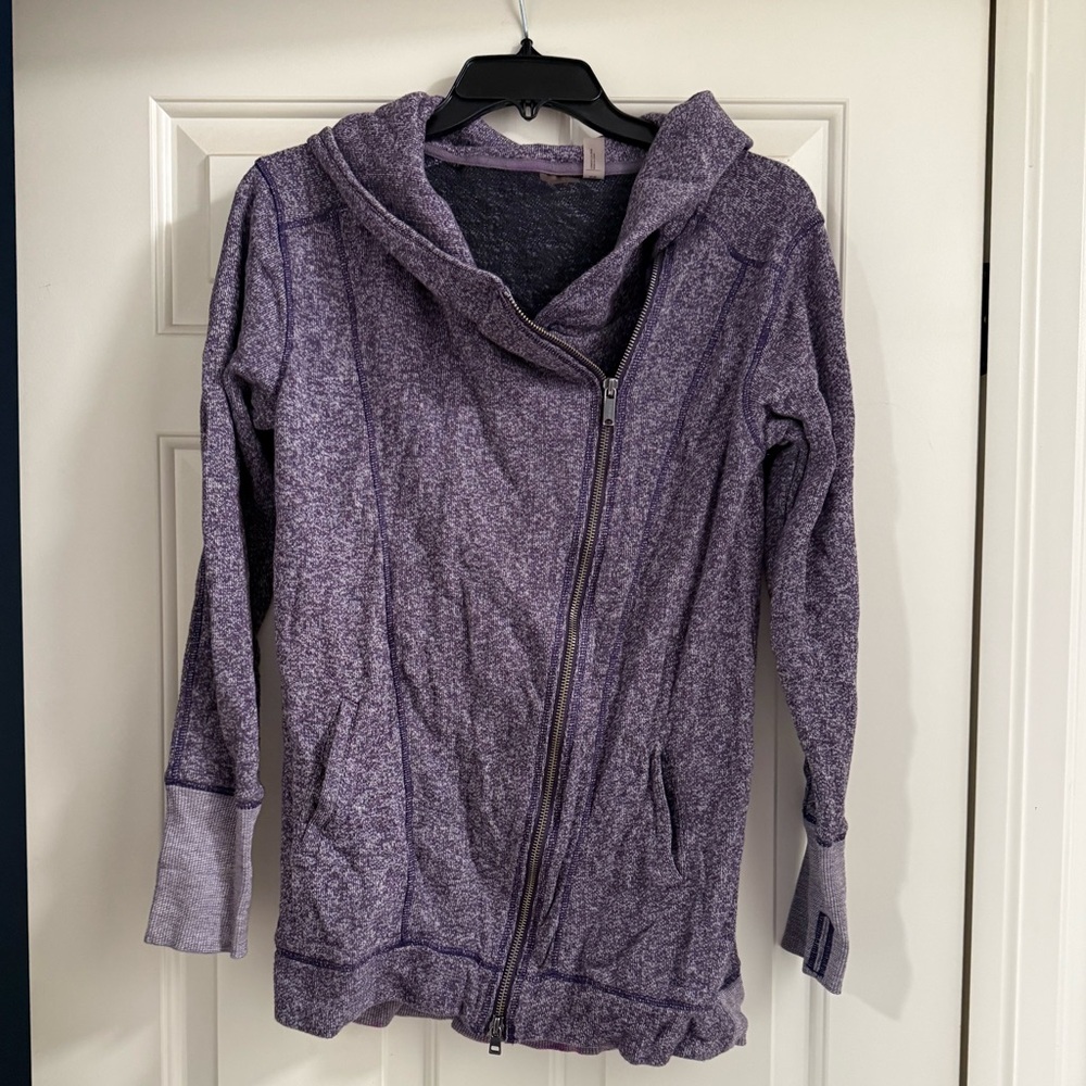 Zella Purple Asymmetrical Zip-Front Women's Jacket